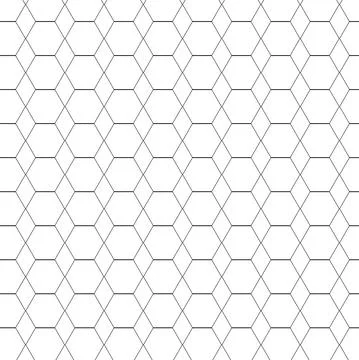 Vector seamless pattern. Modern stylish texture. Monochrome linear braids Stock Illustration