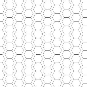 Vector seamless pattern. Modern stylish texture. Monochrome linear braids Stock Illustration