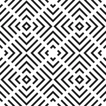 Vector seamless pattern. Modern stylish texture. Hipster monochrome print. .. Stock Illustration