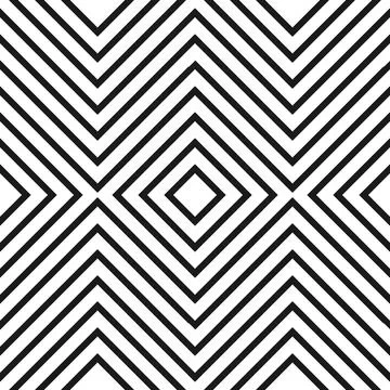 Vector seamless pattern. Modern stylish texture. Hipster monochrome print. .. Stock Illustration