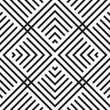 Vector seamless pattern. Modern stylish texture. Hipster monochrome print. .. Illustrazione stock