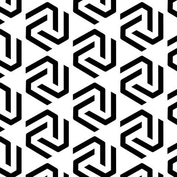 Vector seamless pattern. Modern stylish abstract texture. Repeating geometric Stock Illustration