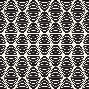 Vector seamless pattern. Modern stylish abstract texture. Repeating geometr.. Stock Illustration
