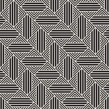 Vector seamless pattern. Modern stylish abstract texture. Repeating geometr.. Stock Illustration