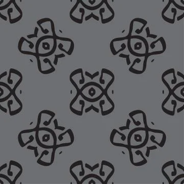 Vector seamless pattern. Modern texture. Repeating endless abstract hand draw Stock Illustration