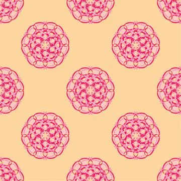 Vector seamless pattern. Modern texture. Repeating endless abstract hand draw Stock Illustration