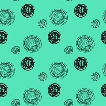 Vector seamless pattern. Modern texture. Repeating endless abstract hand draw Stock Illustration