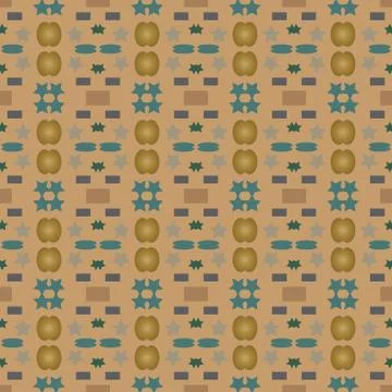 Vector seamless pattern or print Illustrazione stock