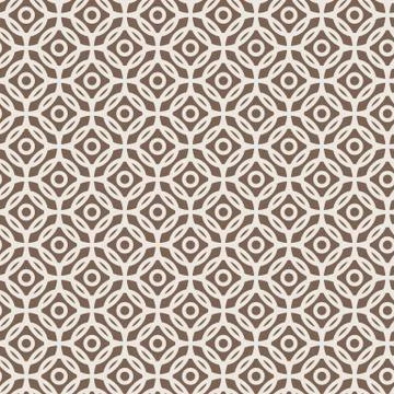 Vector seamless pattern of overlapping circles Stock Illustration