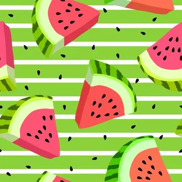 Vector seamless pattern with papaya fruits. Colorful hand drawn repeatable ba イラスト素材