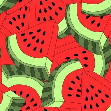 Vector seamless pattern with papaya fruits. Colorful hand drawn repeatable ba 스톡 일러스트