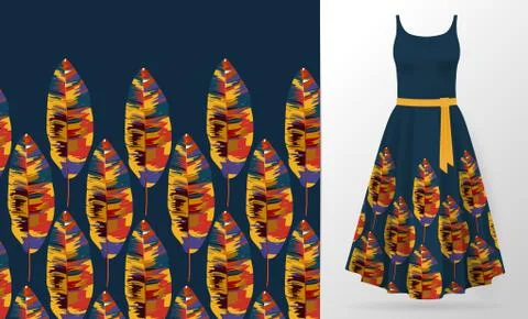 Vector seamless pattern with pastel blue pink beige flowers and butterfly Illustrazione stock