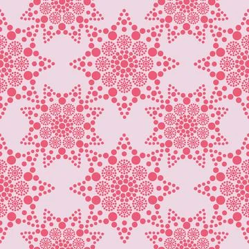Vector seamless pattern. Point monochrome painting. Geometric dotted elements Stock Illustration