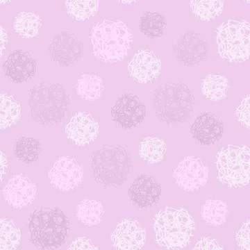 Vector seamless pattern with polka dots Stock Illustration