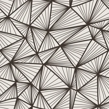 Vector seamless pattern of polygonal lines in a network Stock Illustration