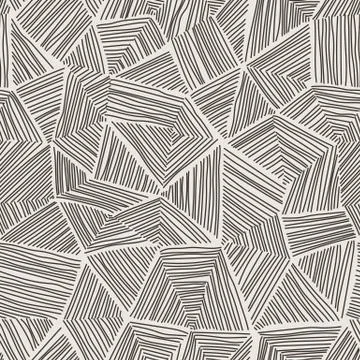 Vector seamless pattern of polygonal lines in a network Stock Illustration