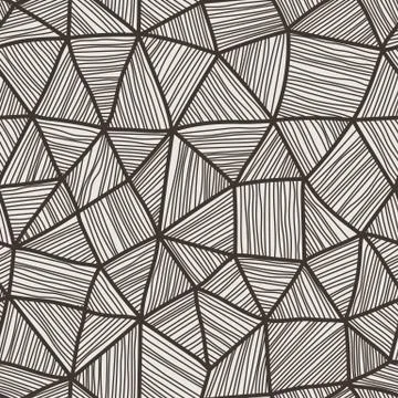 Vector seamless pattern of polygonal lines in a network Stock Illustration