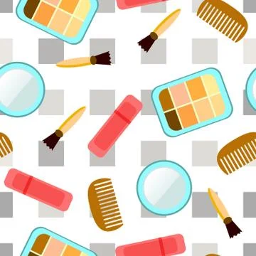 Vector  seamless pattern in pop art retro style. Abstract seamless pattern fo 스톡 일러스트