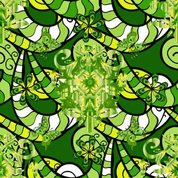 Vector. Seamless pattern Print. Tender fabric pattern. Design. Flat elements. Do イラスト素材