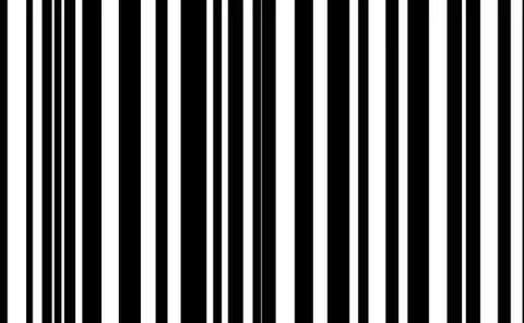 Vector seamless pattern qr code, and barcode for your design. Stock Illustration