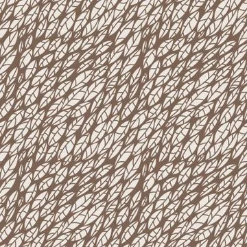 Vector seamless pattern reminiscent of flying in the wind leaves Stock Illustration