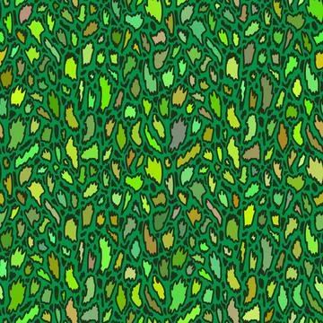 Vector seamless pattern. Repeatable texture with hand drawn wavy strokes. Art イラスト素材