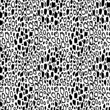 Vector seamless pattern. Repeatable texture with hand drawn wavy strokes. A.. イラスト素材