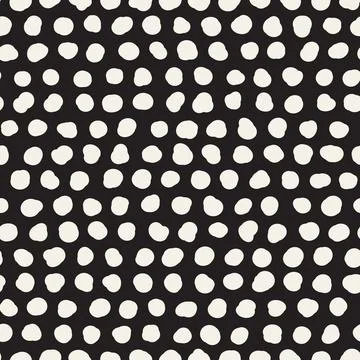 Vector seamless pattern. Repeating abstract geometric elements. Stylish monoc 스톡 일러스트
