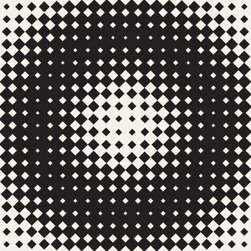 Vector seamless pattern. Repeating abstract geometric elements. Stylish monoc 库存插图