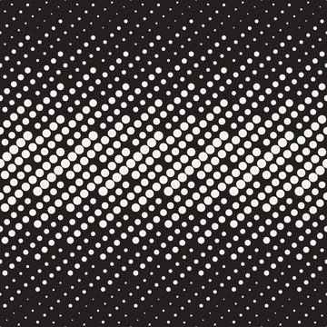 Vector seamless pattern. Repeating abstract geometric elements. Stylish monoc Stock Illustration