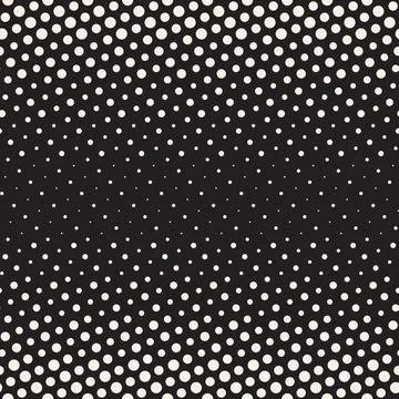Vector seamless pattern. Repeating abstract geometric elements. Stylish monoc Illustrazione stock