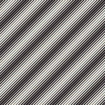 Vector seamless pattern. Repeating abstract geometric elements. Stylish monoc 库存插图
