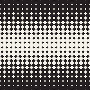 Vector seamless pattern. Repeating abstract geometric elements. Stylish monoc Stock Illustration