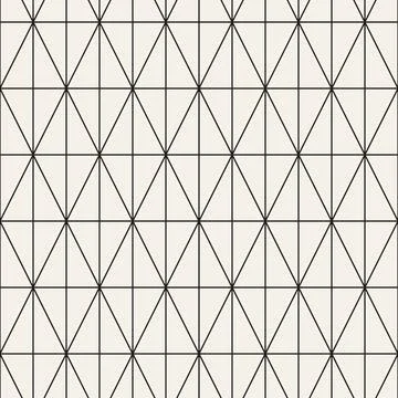 Vector seamless pattern. Repeating abstract geometric elements. Stylish monoc 库存插图
