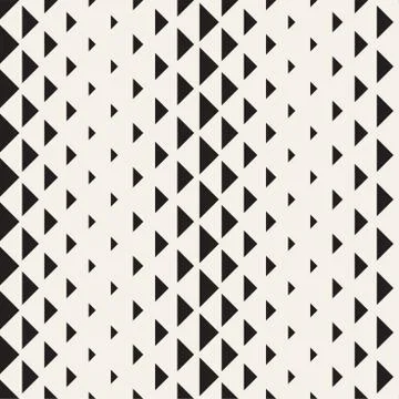 Vector seamless pattern. Repeating geometric tiles. Monochrome halftone gri.. Stock Illustration