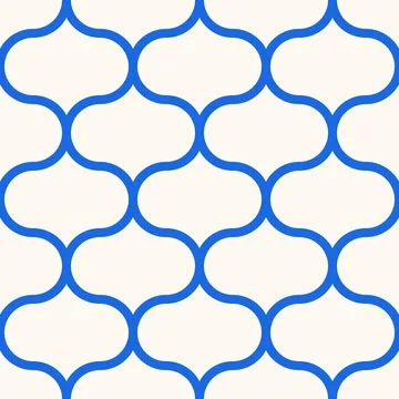 Vector seamless pattern. Repeating geometric elements. Abstract simple backgr Illustrazione stock