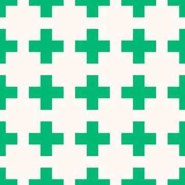 Vector seamless pattern. Repeating geometric elements. Abstract simple backgr Stock Illustration