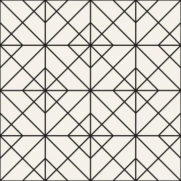 Vector seamless pattern. Repeating geometric lines. Abstract lattice backgrou 스톡 일러스트