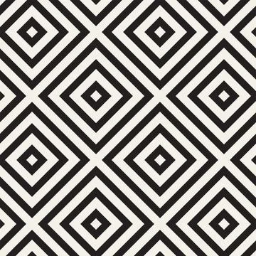 Vector seamless pattern. Repeating geometric lines. Abstract lattice backgrou Stock Illustration