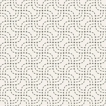 Vector seamless pattern. Repeating geometric elements. Stylish monochrome b.. Stockillustratie