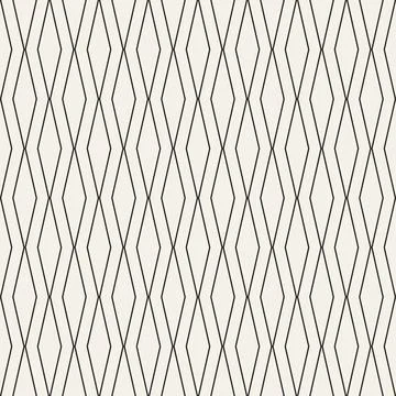 Vector seamless pattern. Repeating geometric elements. Stylish monochrome b.. 스톡 일러스트