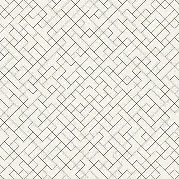 Vector seamless pattern. Repeating geometric abstract elements. Stylish monoc Illustrazione stock