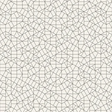 Vector seamless pattern. Repeating geometric abstract elements. Stylish monoc Stockillustratie