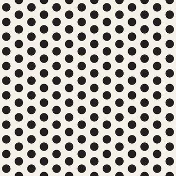 Vector seamless pattern. Repeating geometric abstract elements. Stylish monoc 스톡 일러스트