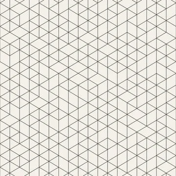 Vector seamless pattern. Repeating geometric abstract elements. Stylish monoc 库存插图