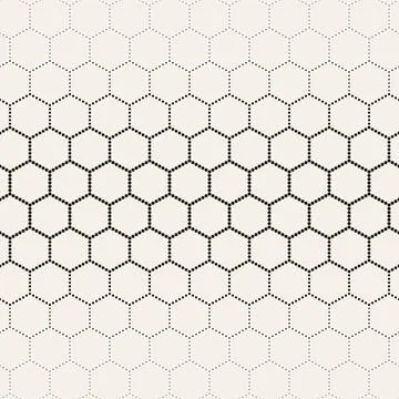 Vector seamless pattern. Repeating geometric abstract elements. Stylish monoc Stock Illustration