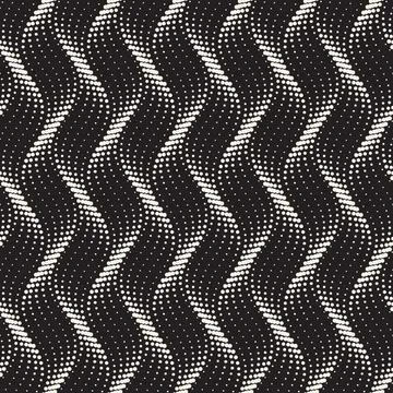 Vector seamless pattern. Repeating geometric abstract elements. Stylish monoc 库存插图