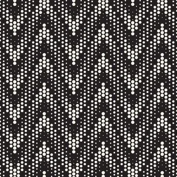 Vector seamless pattern. Repeating geometric abstract elements. Stylish monoc Stock Illustration