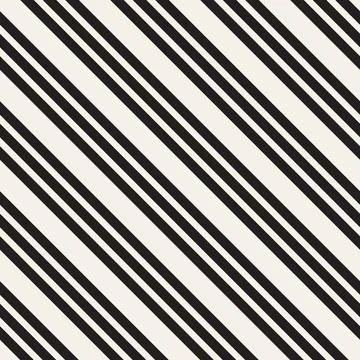 Vector seamless pattern. Repeating geometric abstract elements. Stylish monoc 스톡 일러스트