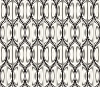 Vector seamless pattern. Repeating geometric abstract elements. Stylish monoc Stockillustratie